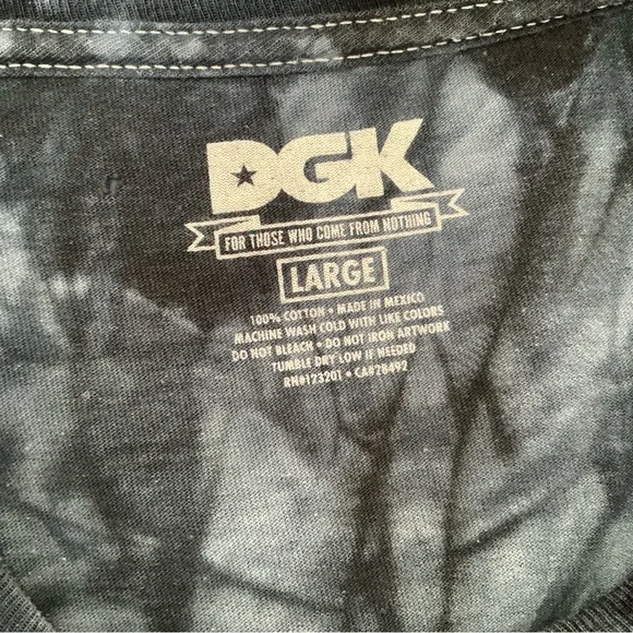 Vintage DGK Tee Graphic Compton Scumbag Skate Team T-Shirt 90s Skater Retro L - Picture 6 of 6